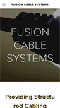 Mobile Screenshot of fusioncablesystems.com